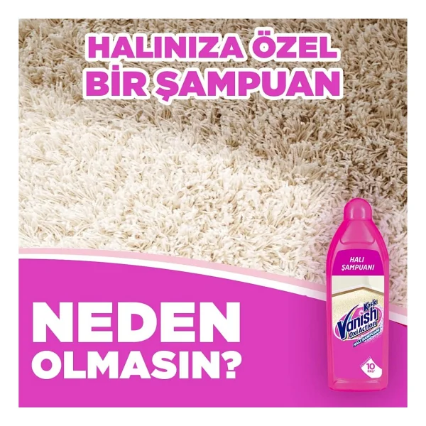 Vanish Kosla Elde Halı Şampuanı 850 Ml - Görsel 3