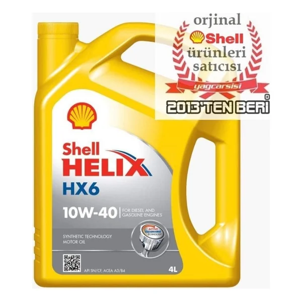 Shell Helix Hx6 10w-40 4 Lt Motor Yağı - 2023 - Görsel 2