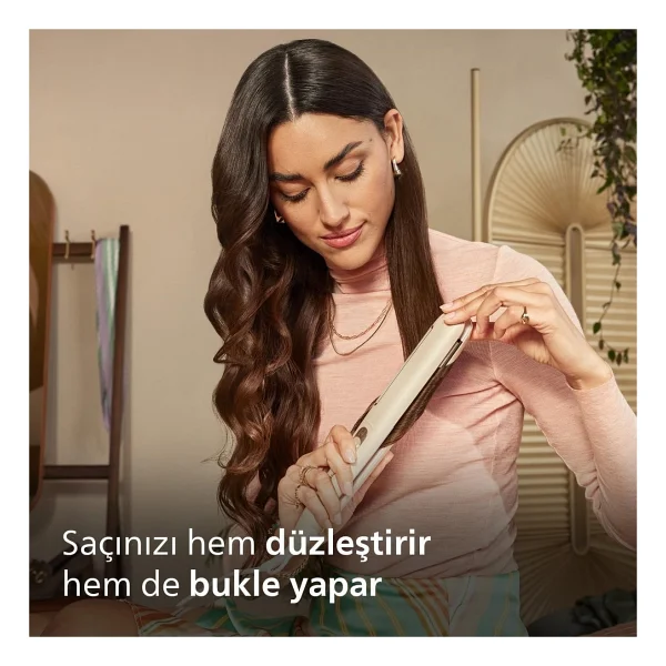 Philips Saç Düzleştirici, Senseıq Teknolojili, 3 Şekillendirme Modu, Tetra Iyonik Sistem, Ultra - Görsel 4
