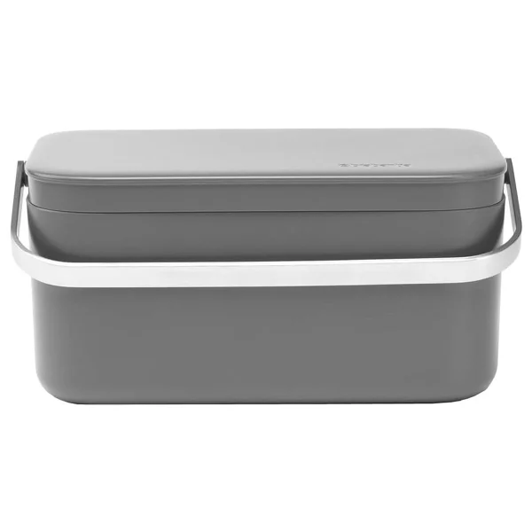 Brabantia Çöp Kutusu, Plastik/Paslanmaz Çelik, Koyu Gri, 22 X 13 X 11 Cm, 1 Birim - Görsel 6