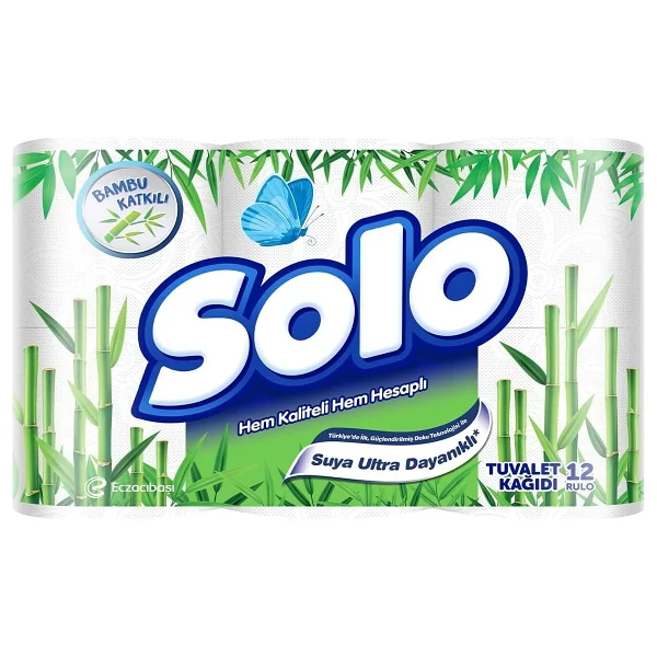 Solo Bambu Katkılı 12'li Tuvalet Kağıdı - Görsel 5