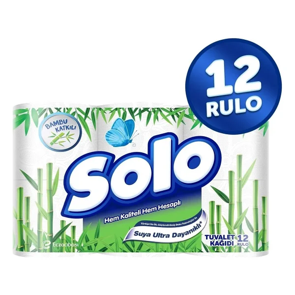 Solo Bambu Katkılı 12'li Tuvalet Kağıdı - Görsel 2