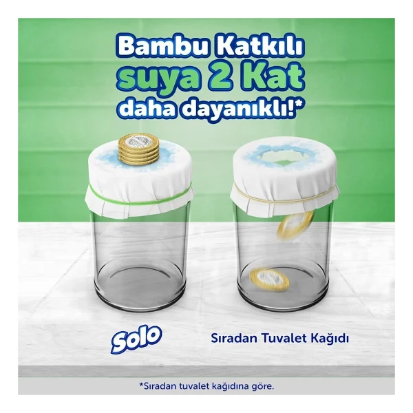 Solo Bambu Katkılı 12'li Tuvalet Kağıdı - Görsel 3