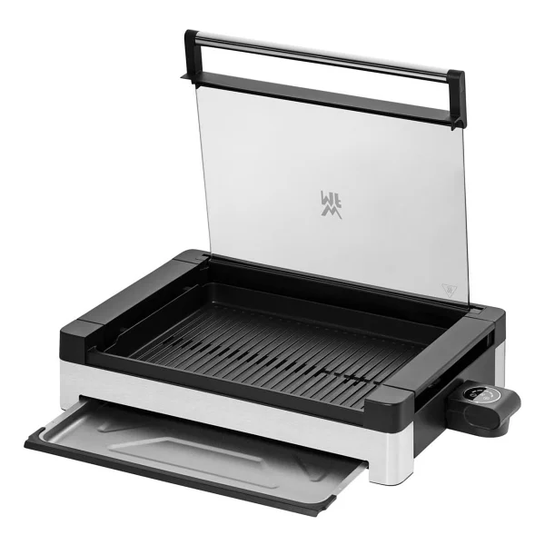 Wmf Lono Grill Çelik Tek Bölmeli Cam Kapaklı Elektrikli Izgara 2200 W - Görsel 2