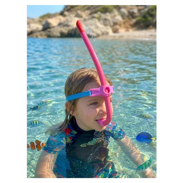Avessa Sn-71s-1 Çocuk Önden Dalış Şnorkeli Pembe - Görsel 3