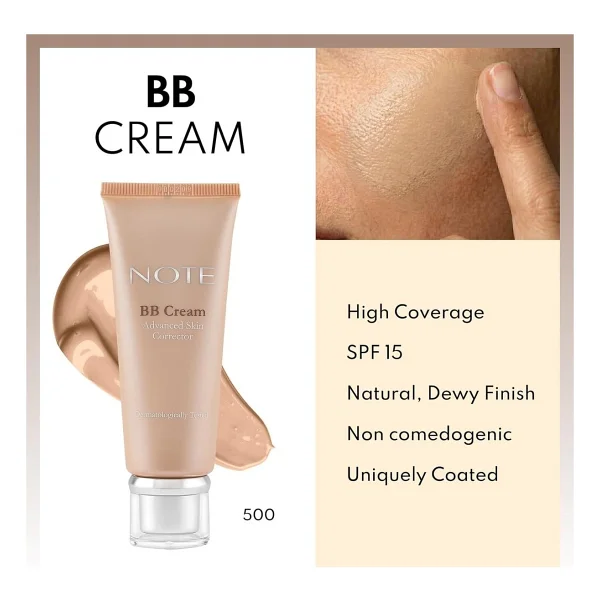 Note Cosmetics Bb Cream, Bb Krem Doğal Kapatıcılık 500 - Görsel 9