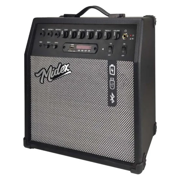 Midex Mga-50usb-BT 50 W USB Bluetooth Elektro Gitar Amfisi - Görsel 4