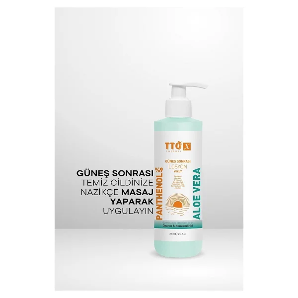 Tto X Aloe Vera İçere Yatıştırıcı 200 Ml Güneş Sonrası Losyon - Görsel 5