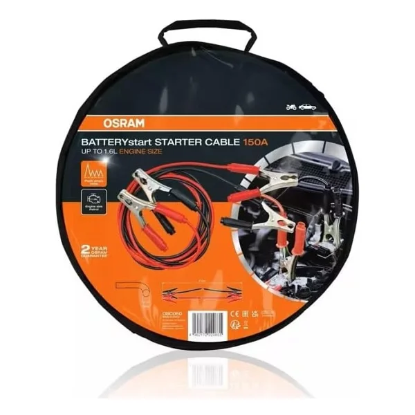 Osram Akü Takviye Kablosu Batterystart Starter Cable 150a - Osr Osc060 - Görsel 4