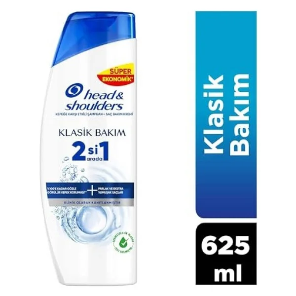 Head & Shoulders Klasik Bakım 2'si 1 Arada 625 Ml Kepek Şampuanı - Görsel 7