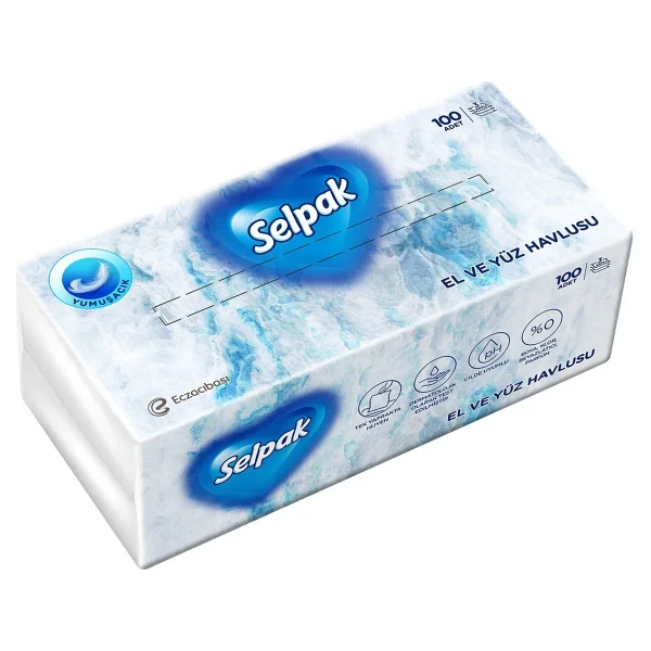 Selpak 100'lü El Ve Yüz Havlusu - Görsel 4
