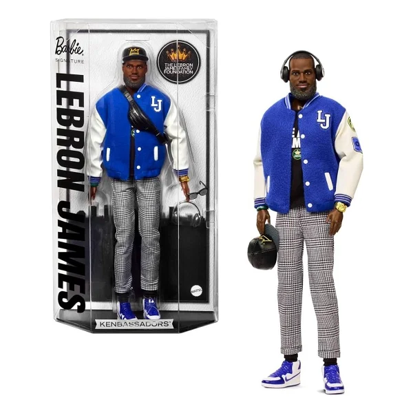 Barbie Signature Lebron James Kenbassadors Bebeği Hrm33 - Görsel 7