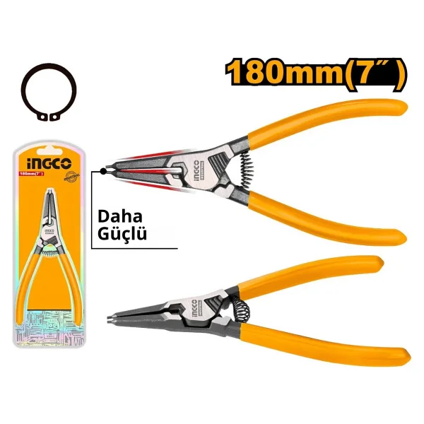 Ingco Hccp261801 180 Mm Düz Dış Sekman Pensesi - Görsel 2