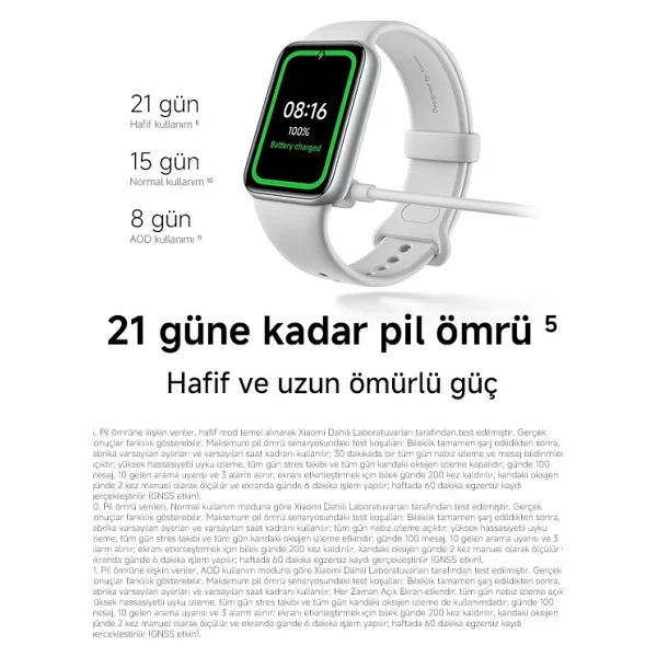 Xiaomi Smart Band 10 Pro Gümüş Akıllı Bileklik - Görsel 5
