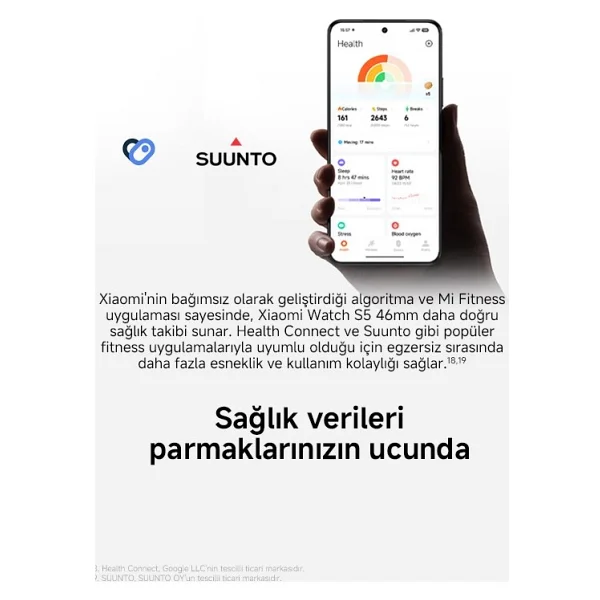 Xiaomi Watch S5 Gümüş Akıllı Saat - Görsel 8