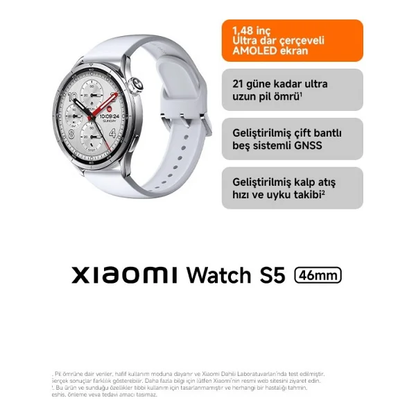 Xiaomi Watch S5 Gümüş Akıllı Saat - Görsel 10