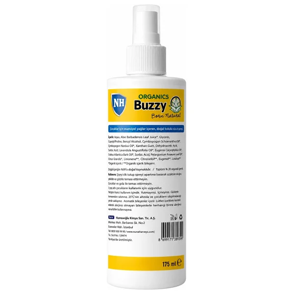 Nurse Harvey's Organics Buzz Off Sinek Ve Haşere Kovucu Sprey 175 Ml - Görsel 9