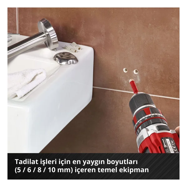 Einhell XS-Case 49500404 4 Parça Elmas Fayans Matkap Ucu Seti - Görsel 4