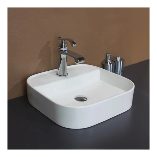 Lena E-5408 Tezgah Üstü Porselen Lavabo - Görsel 3