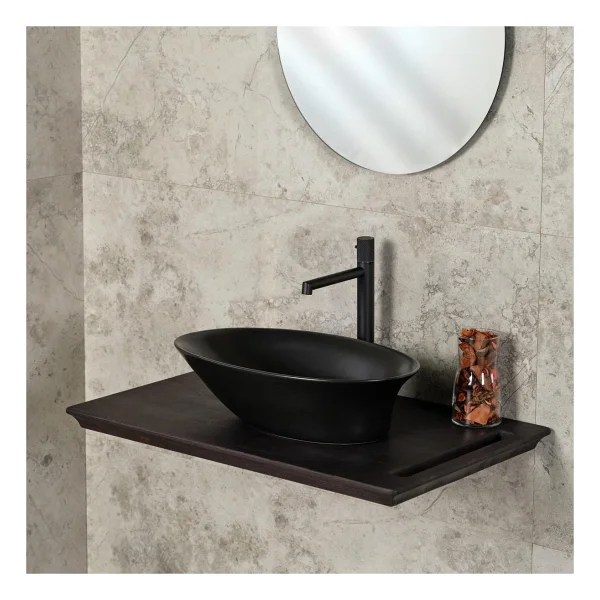 Lena EH-4610MS Tezgah Üstü Porselen Lavabo - Görsel 2