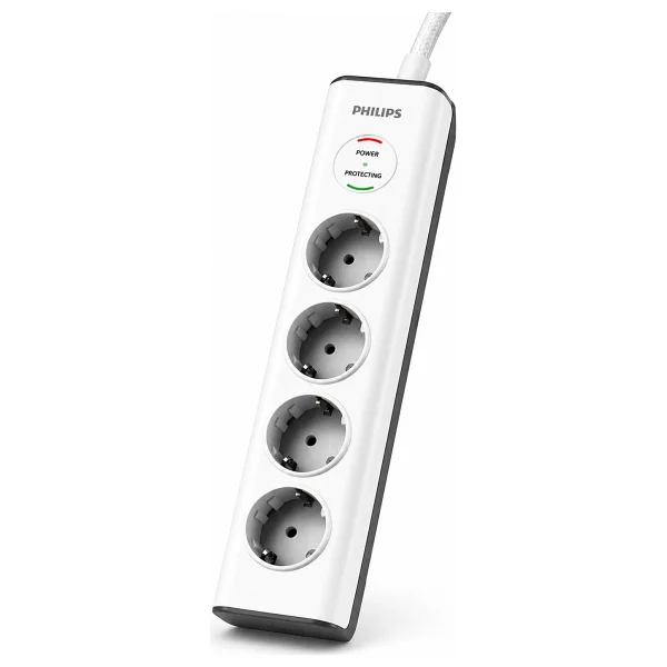 Philips Spn7040wa/62 600 Joule 2 M 4'lü Akım Korumalı Priz - Görsel 8