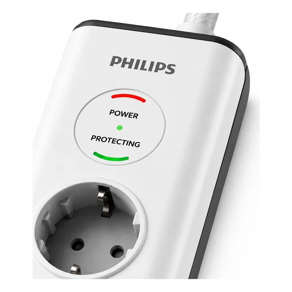 Philips Spn7040wa/62 600 Joule 2 M 4'lü Akım Korumalı Priz - Görsel 2