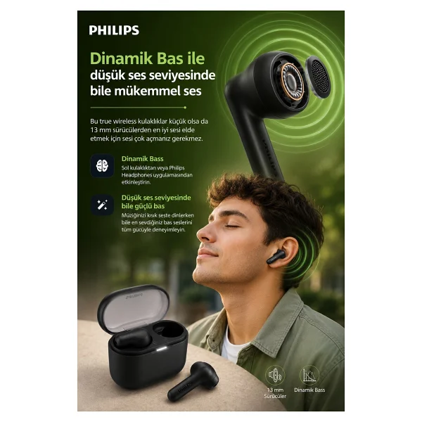 Philips Tat2139 Kulak İçi Bluetooth Kulaklık - Görsel 8