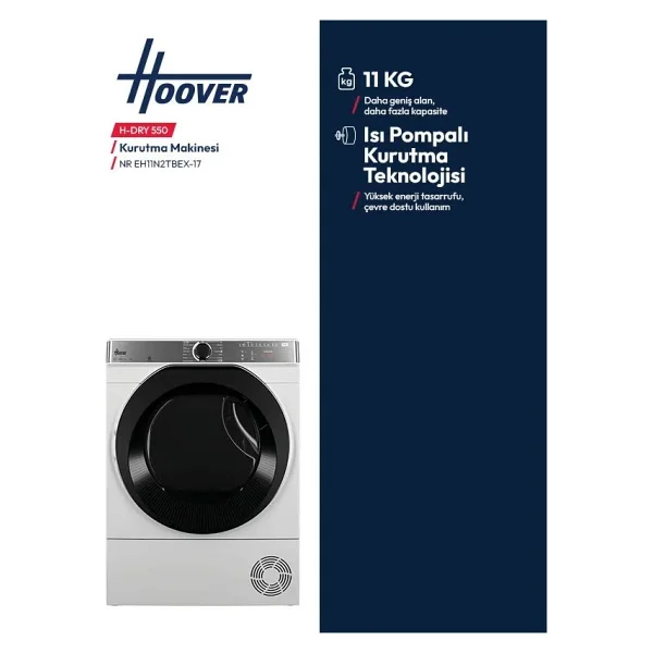 Hoover Nr Eh11n2tbex-17 11 Kg Çamaşır Kurutma Makinesi - Görsel 4