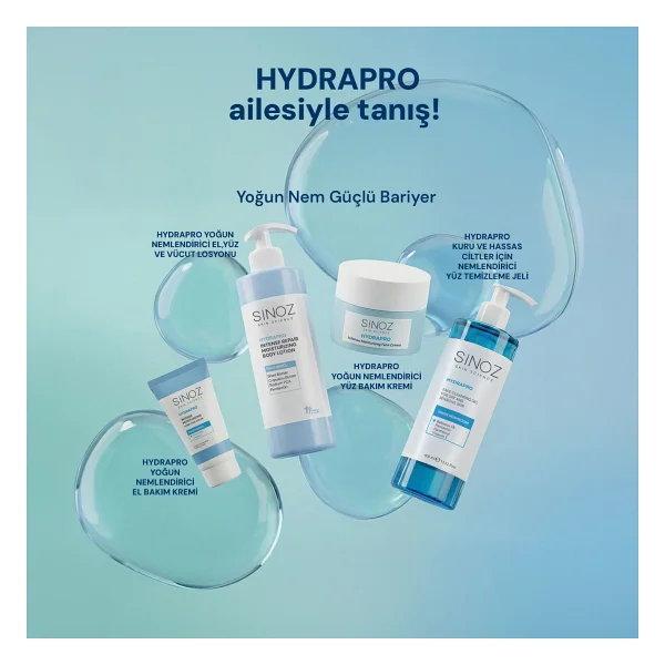 Sinoz Hydrapro 400 Ml Yüz Temizleme Jeli - Görsel 8