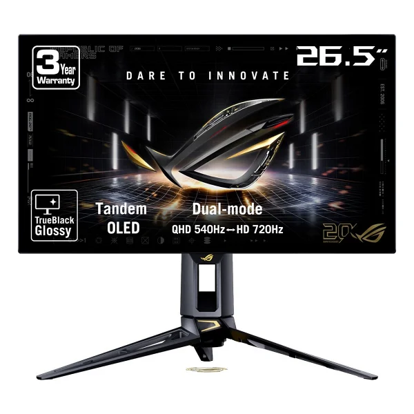 Asus Rog Swift OLED Pg27aqwp-G Edıtıon 20 26.5" 0.02 Ms 2k 540 - HD 720 Hz Hz Pivot OLED Oyuncu Monitörü - Görsel 7