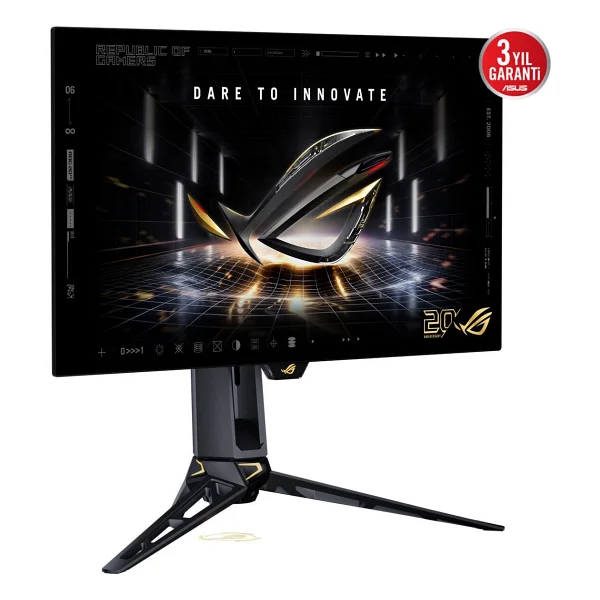 Asus Rog Swift OLED Pg27aqwp-G Edıtıon 20 26.5" 0.02 Ms 2k 540 - HD 720 Hz Hz Pivot OLED Oyuncu Monitörü - Görsel 2