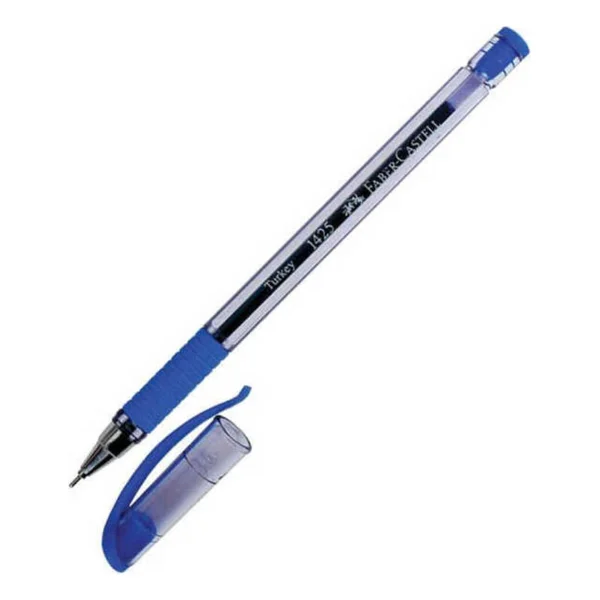 Faber-Castell 1425 İğne Uçlu Mavi Tükenmez Kalem - Görsel 2
