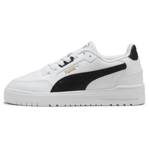 Puma Shuffle Downtown Beyaz-Siyah 402596-02 Erkek Sneaker - Görsel 7