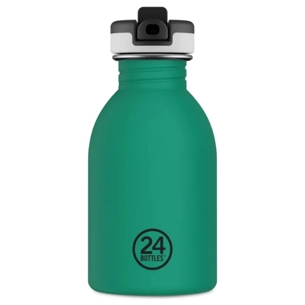 24 Bottles Kids Bottle Reactive Sarı/Yeşil Paslanmaz Çelik Çocuk Su Matarası 250 Ml - Sarı - Yeşil - Görsel 4