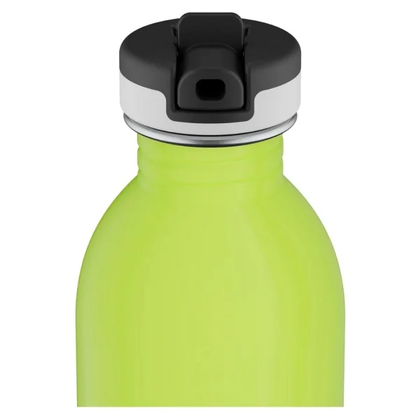 24 Bottles Kids Bottle Reactive Sarı/Yeşil Paslanmaz Çelik Çocuk Su Matarası 250 Ml - Sarı - Yeşil - Görsel 5