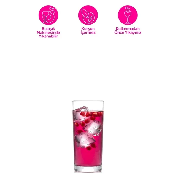 Lav Suma 6'lı 190 Cc Rakı Bardağı - Görsel 3