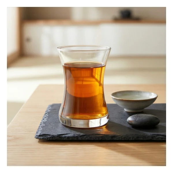 Lav Zen Cam Çay Bardağı 6 Kişilik 155 Ml - Görsel 3