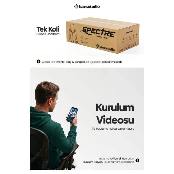 Karr Office Spectre Oyuncu Koltuğu - Görsel 9