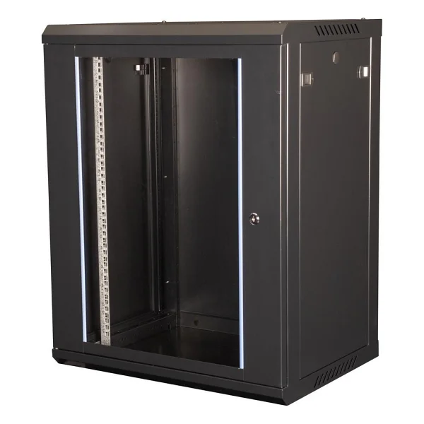 Lande 15u 19" Duvar Tipi Rack Kabinet Genişlik: 600 Mm Derinlik: 450 Mm Siyah Demonte - Görsel 2