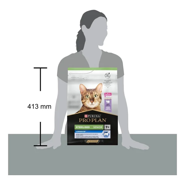 Pro Plan Senior 7+ Hindili Kısırlaştırılmış 3 Kg Yaşlı Kedi Maması - Görsel 5
