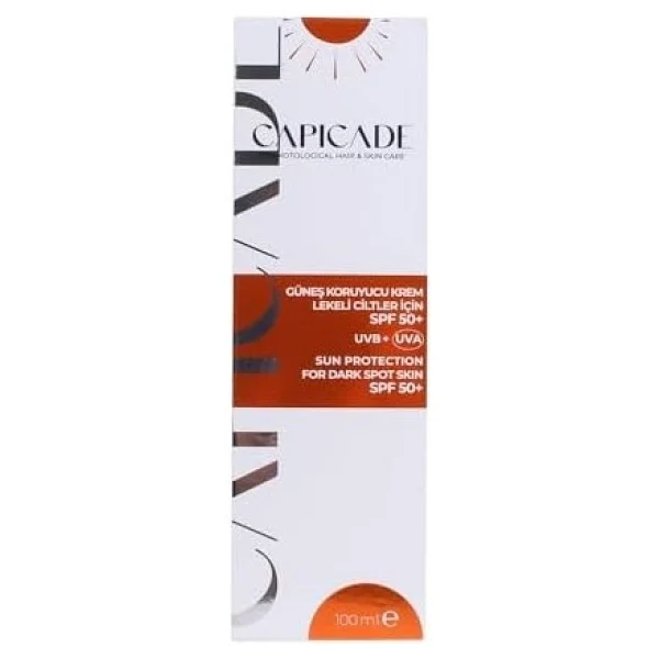 Capicade Güneş Spf 50 ve Krem Lekeli Cilt 100 ml - Görsel 4