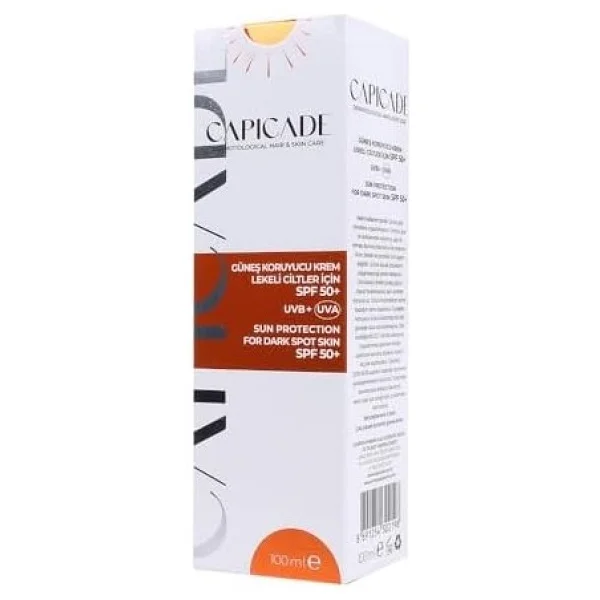 Capicade Güneş Spf 50 ve Krem Lekeli Cilt 100 ml - Görsel 3