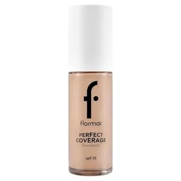 Flormar Perfect Coverage Yarı Parlak Bitişli Spf 15 101 Pastelle 30 Ml Likit Fondöten - Görsel 2