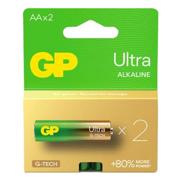 Gp 15au Lr6 Ultra Alkalin 2'li Aa Kalem Pil - Görsel 7