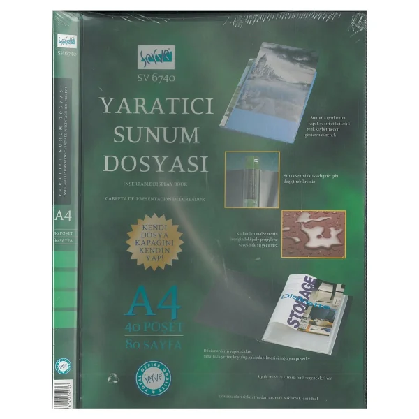 Serve 6740 Sunum Dosyası Siyah 40lı - Görsel 2