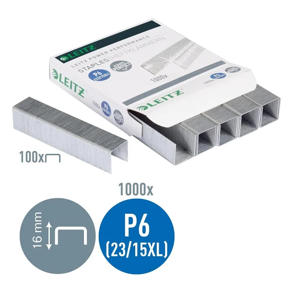 Leitz 55790000 Zımba Teli, 23/15 X L, Galvanizli, 1000 Adet - Görsel 3