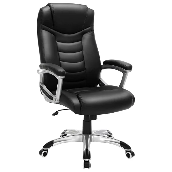 Songmics Ergonomik Ofis Koltuğu Yüksekliği Ayarlanabilir Döner Sandalye Sağlam, Dayanıklı, Siyah Obg21b 52x53x122 Cm - Görsel 10