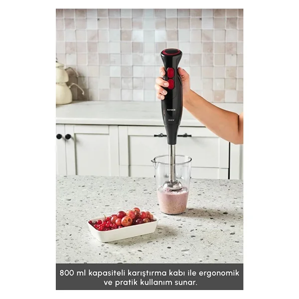Karaca Pro Multimax 6 İn 1 Çok Amaçlı Mutfak Robotu/Blender Seti Black 2000 W - Görsel 2