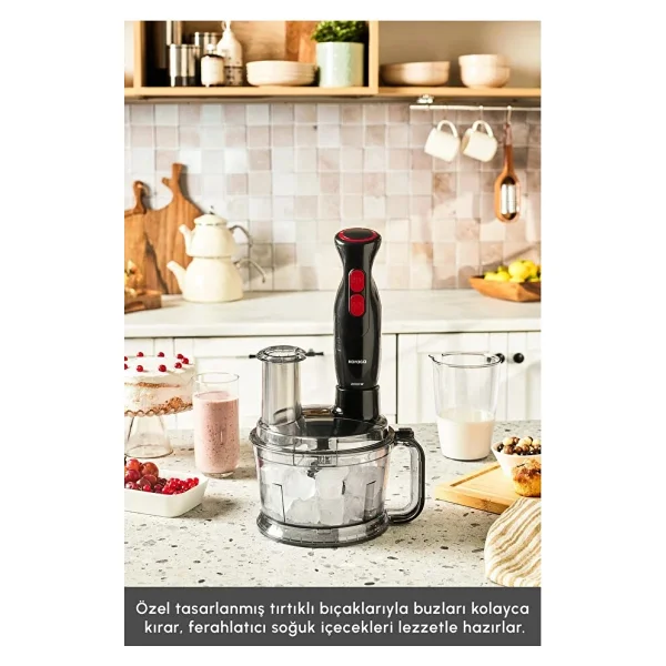 Karaca Pro Multimax 6 İn 1 Çok Amaçlı Mutfak Robotu/Blender Seti Black 2000 W - Görsel 3