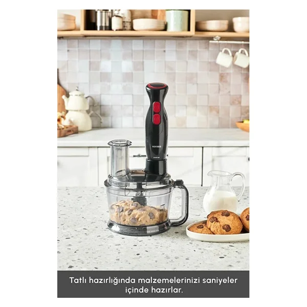 Karaca Pro Multimax 6 İn 1 Çok Amaçlı Mutfak Robotu/Blender Seti Black 2000 W - Görsel 5